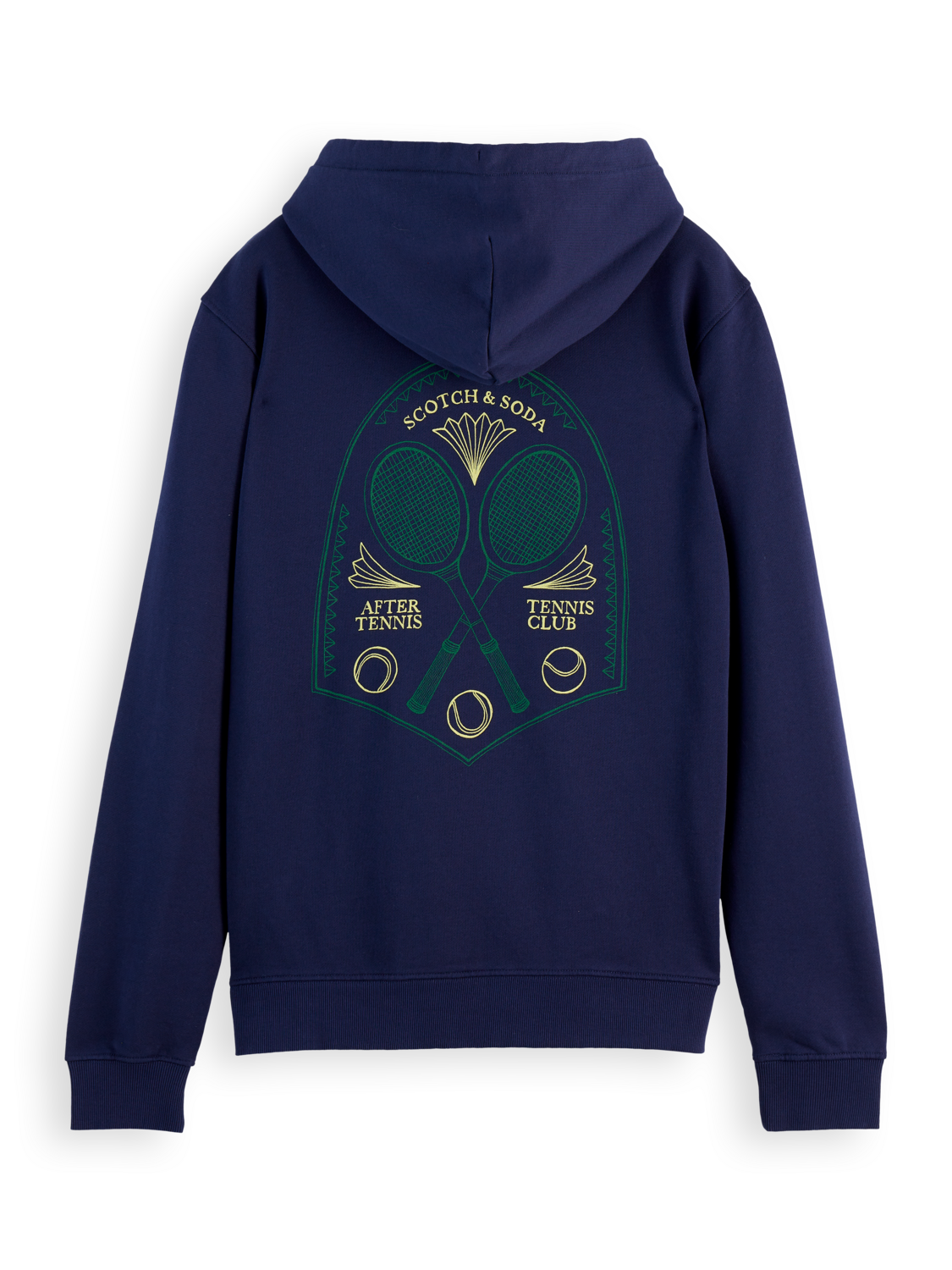 Tennis Club Artwork Hoodie – Scotch & Soda Tennis Club Artwork Hoodie – Scotch & Soda