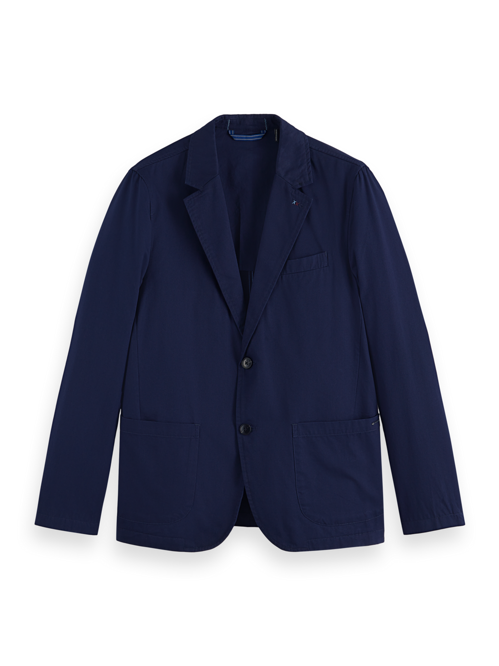 Relaxed Fit Unconstructed Cotton Twill Blazer
