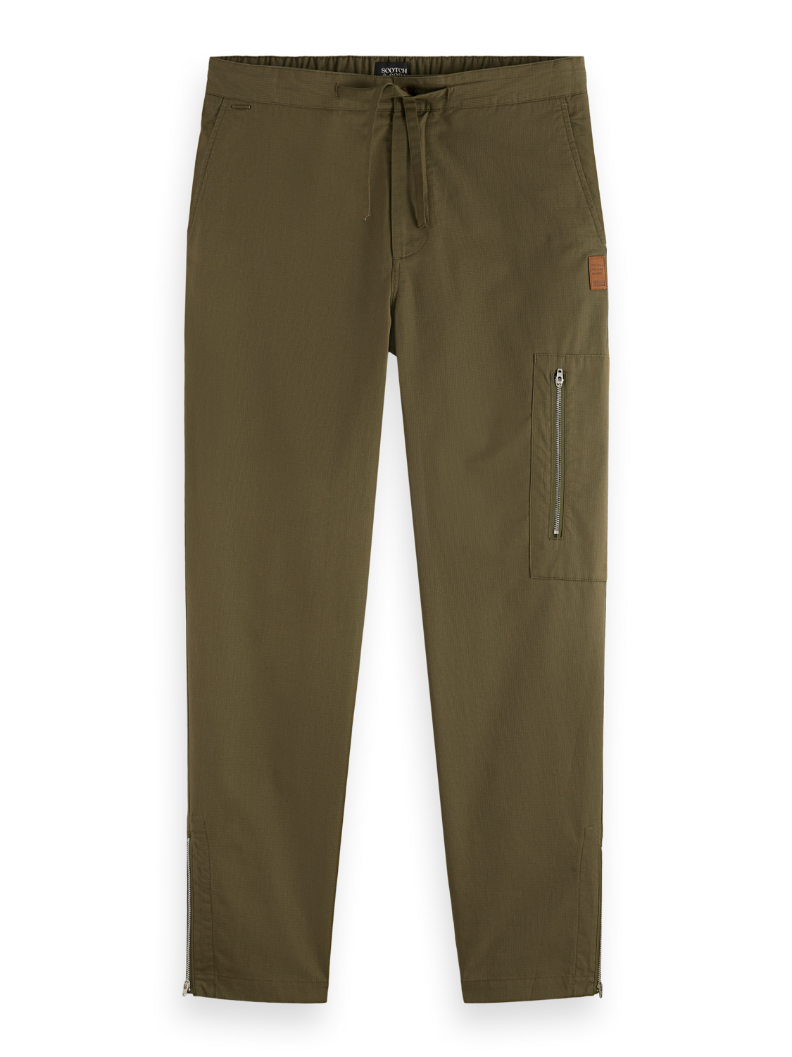 Straight Fit Cotton Ripstop Cargo Pant