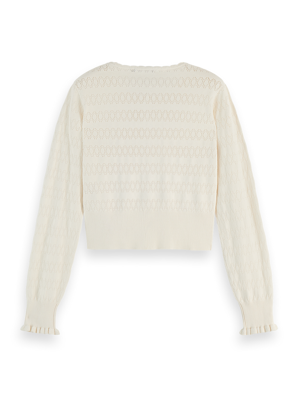 Pointelle Stitch Cardigan