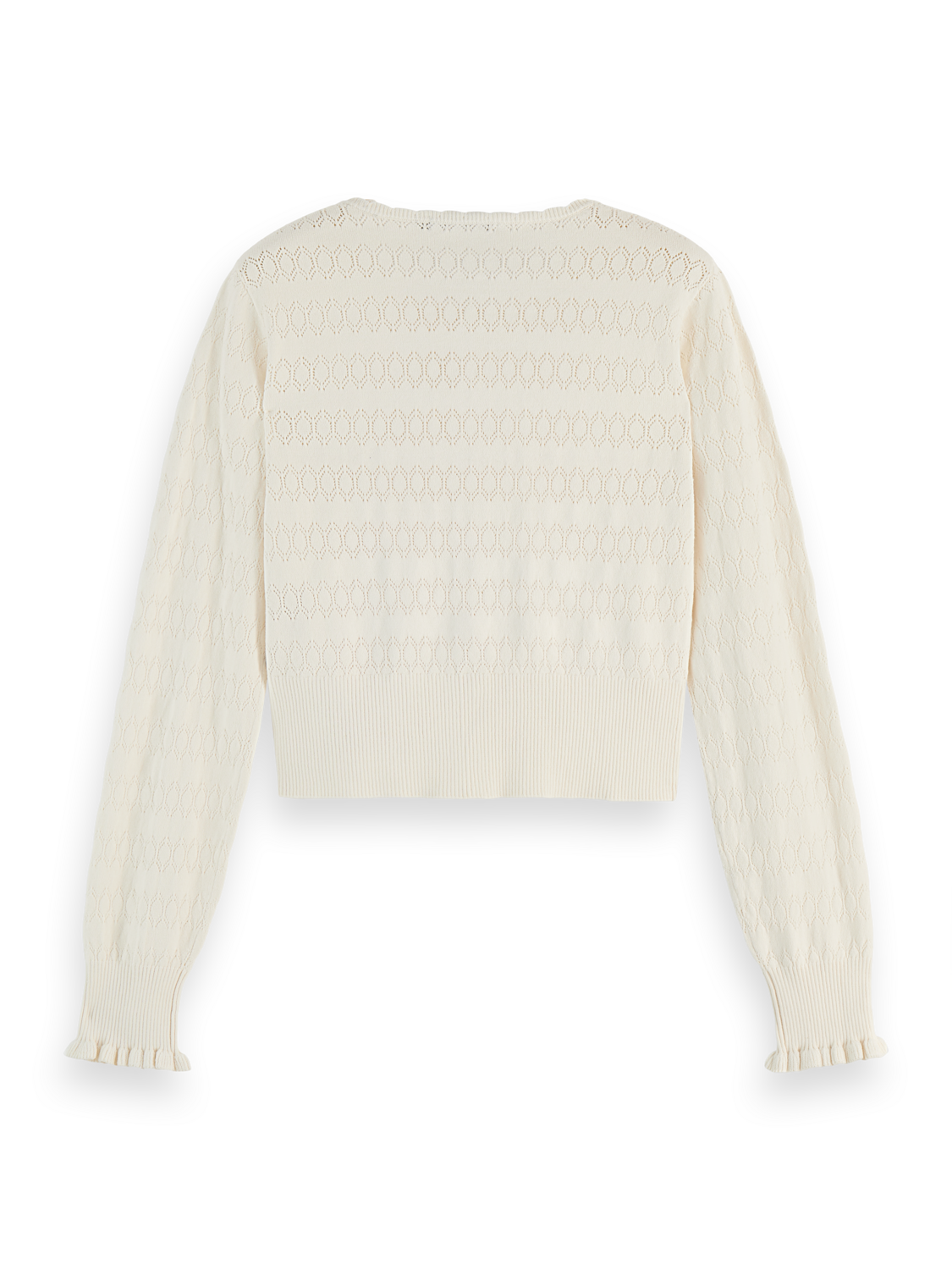 Pointelle Stitch Cardigan