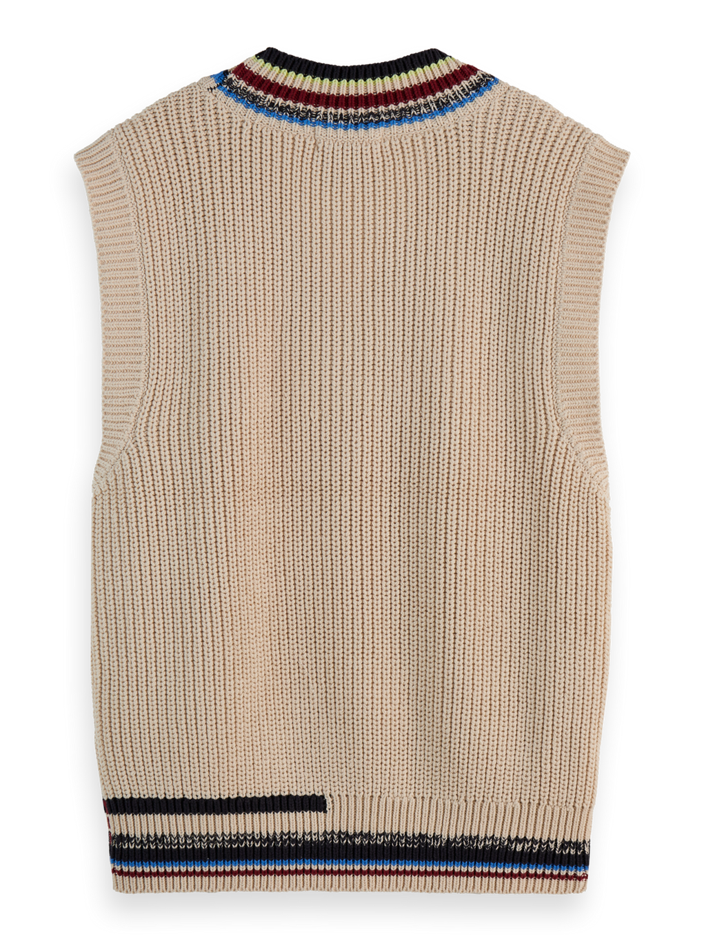 & Logo V-Neck Knit Vest