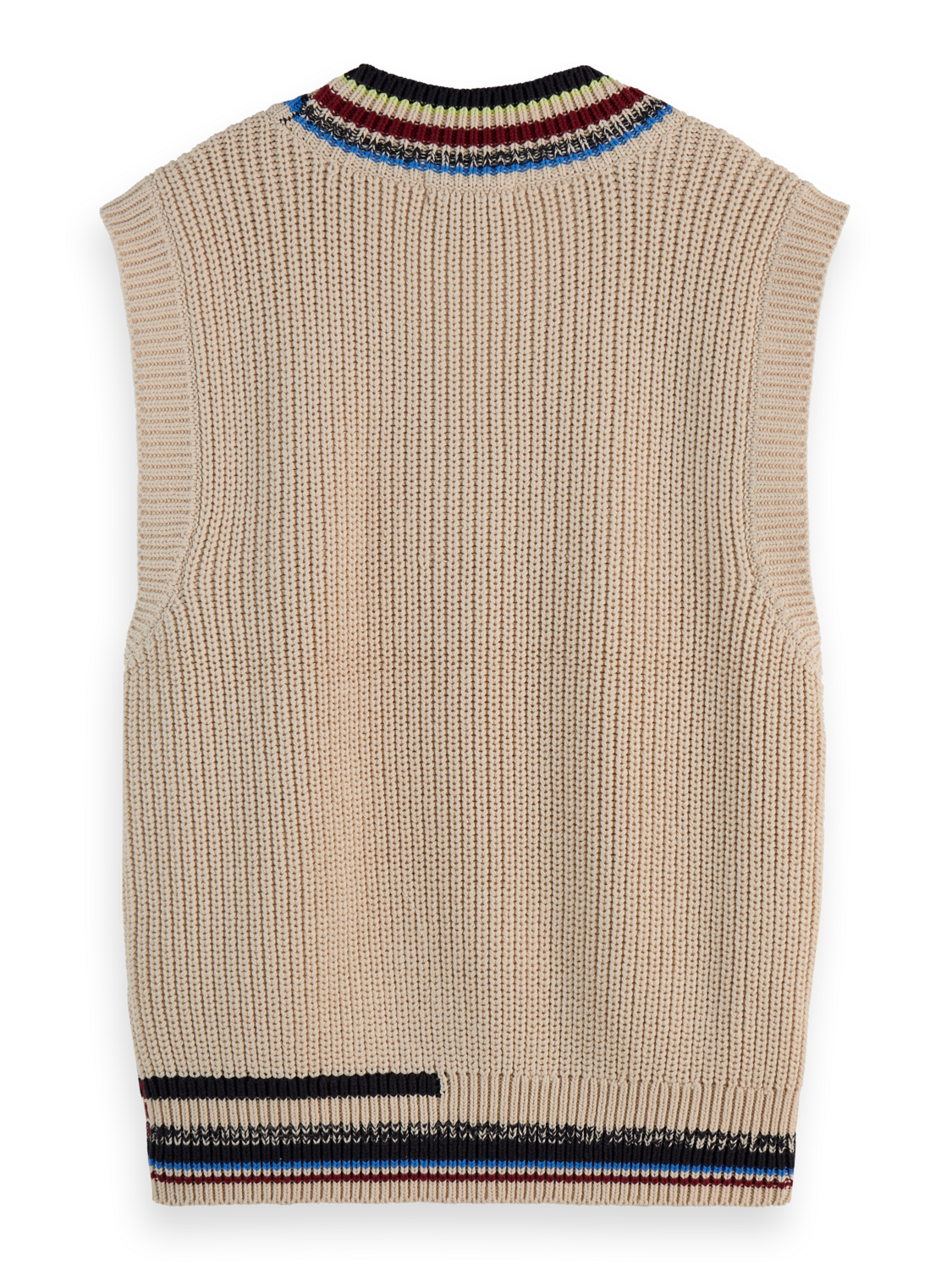 & Logo V-Neck Knit Vest