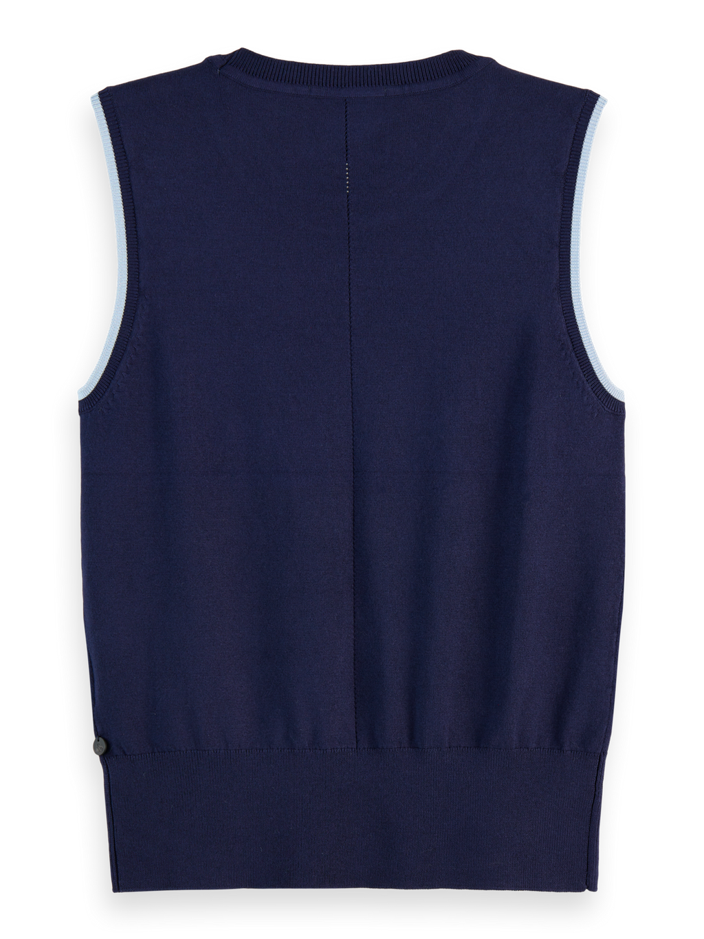 Crew Neck Relaxed Knit Vest