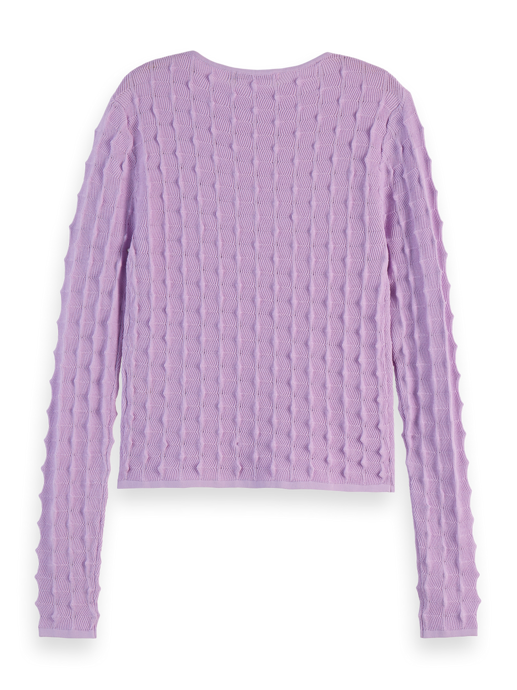 Textured Fitted Pullover