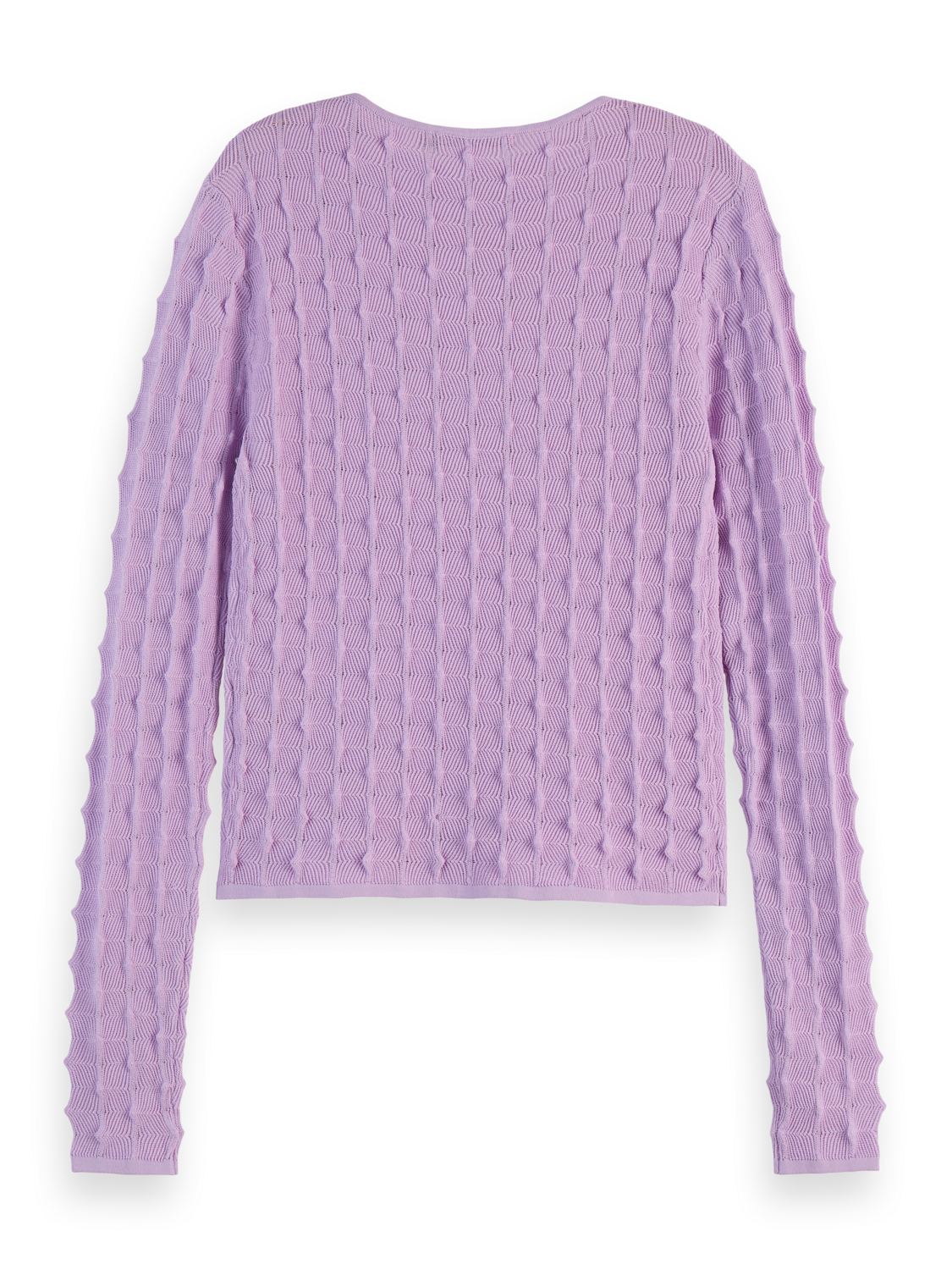 Textured Fitted Pullover