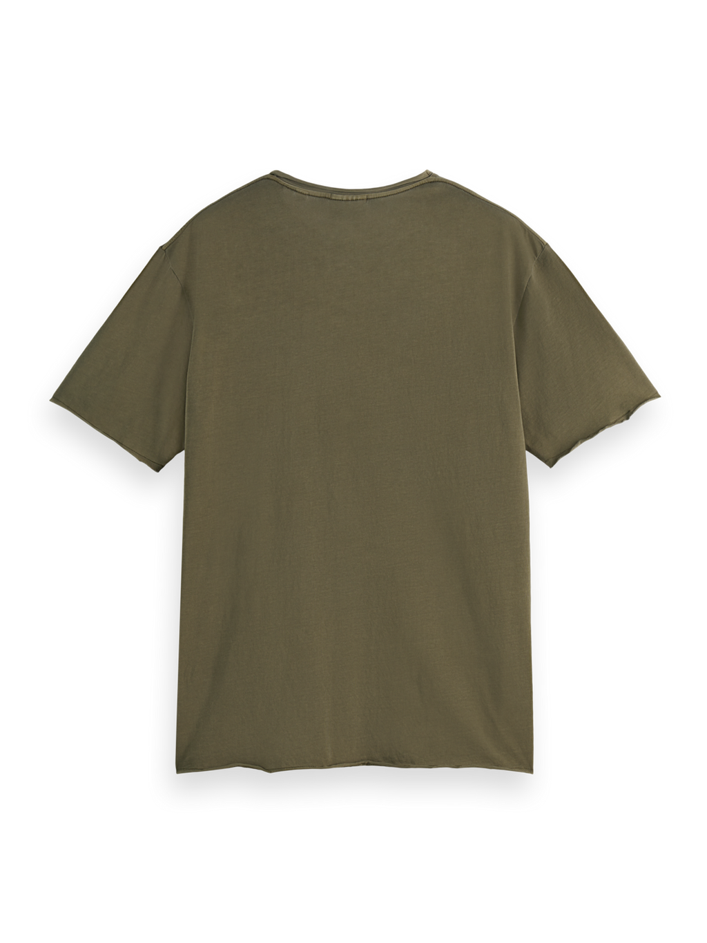 Raw Edge Relaxed Fit T-Shirt