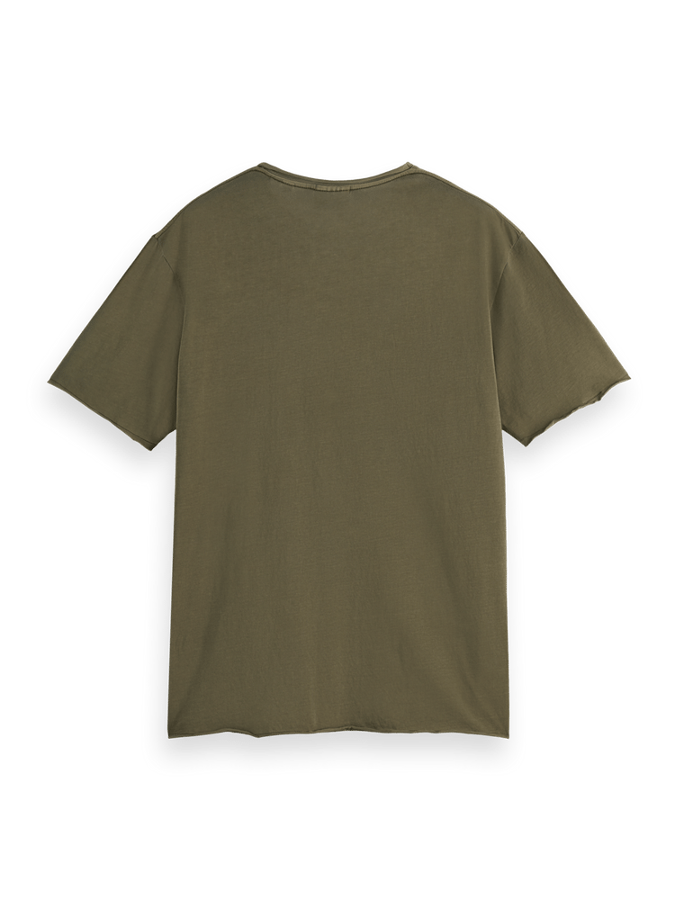 Raw Edge Relaxed Fit T-Shirt