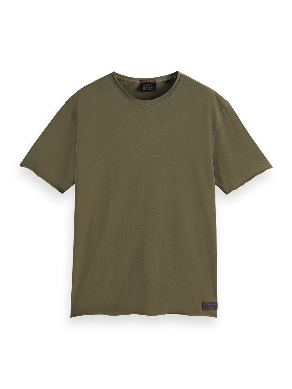 Raw Edge Relaxed Fit T-Shirt
