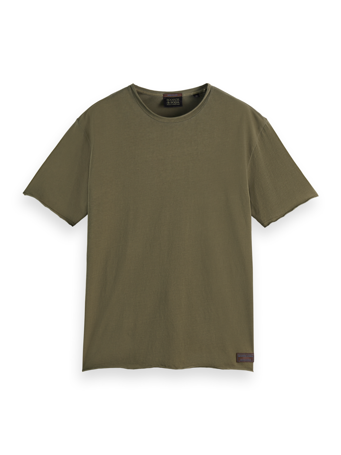 Raw Edge Relaxed Fit T-Shirt