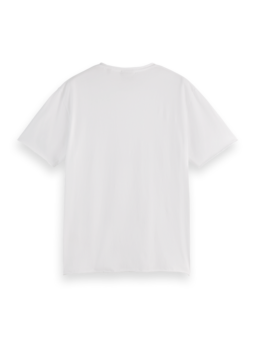 Raw Edge Relaxed Fit T-Shirt