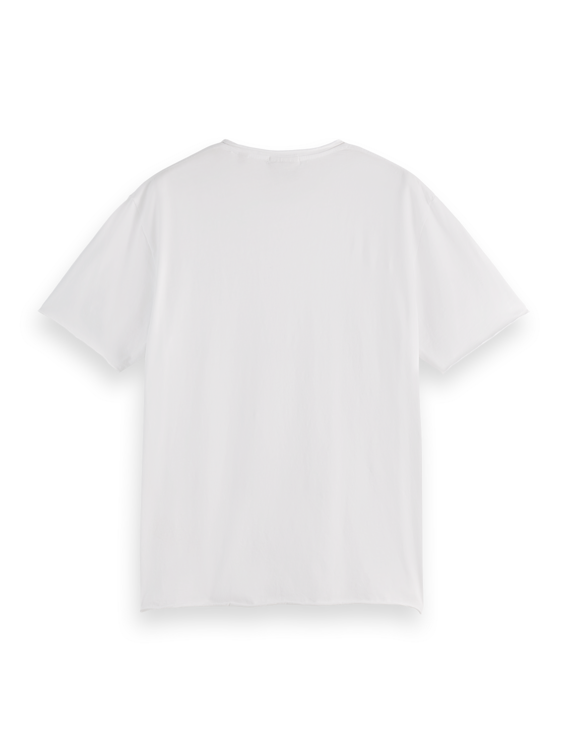 Raw Edge Relaxed Fit T-Shirt