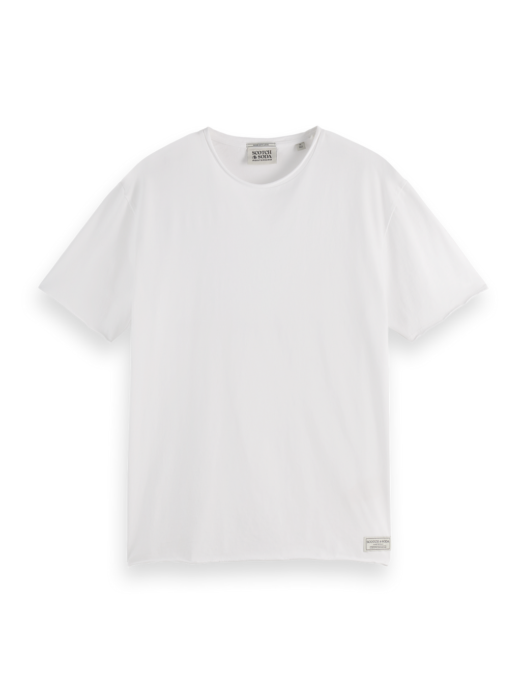 Raw Edge Relaxed Fit T-Shirt