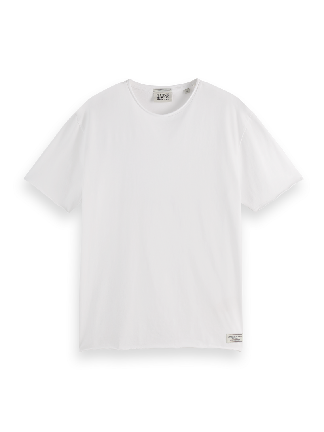 Raw Edge Relaxed Fit T-Shirt