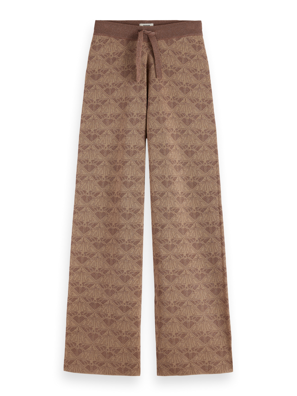 Monogram Jacquard Knit Trousers
