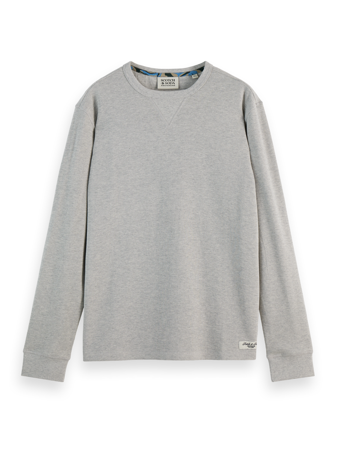 Regular Fit Waffle Long Sleeve T-Shirt