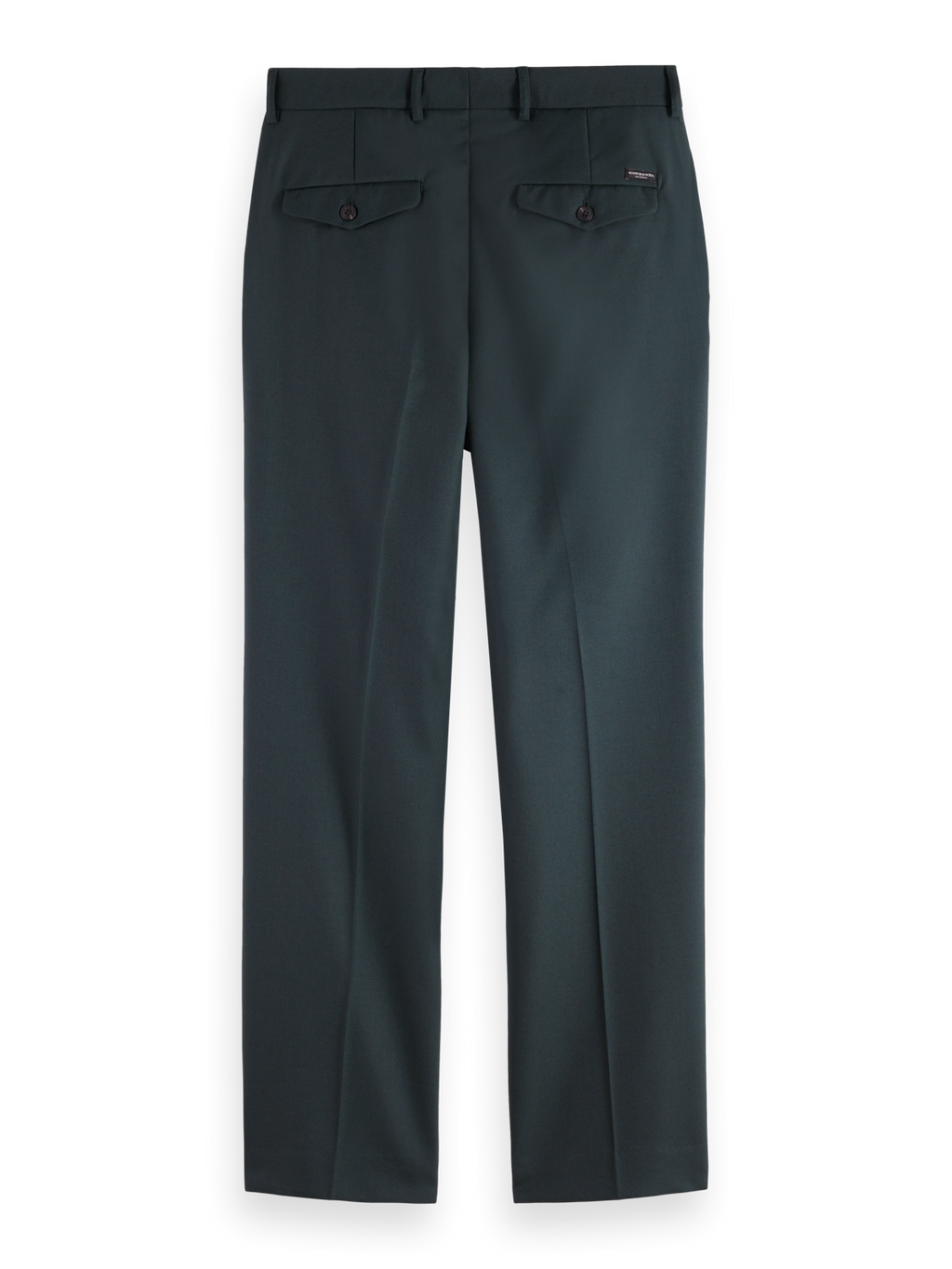 Relaxed Straight Fit Pleated Tailored Chino