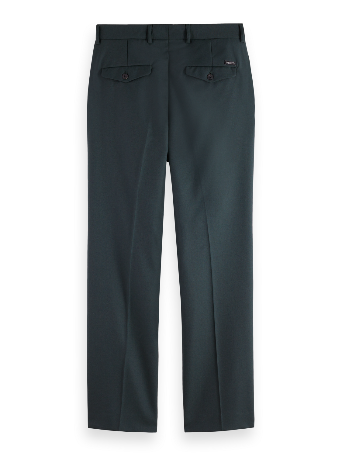 Relaxed Straight Fit Pleated Tailored Chino