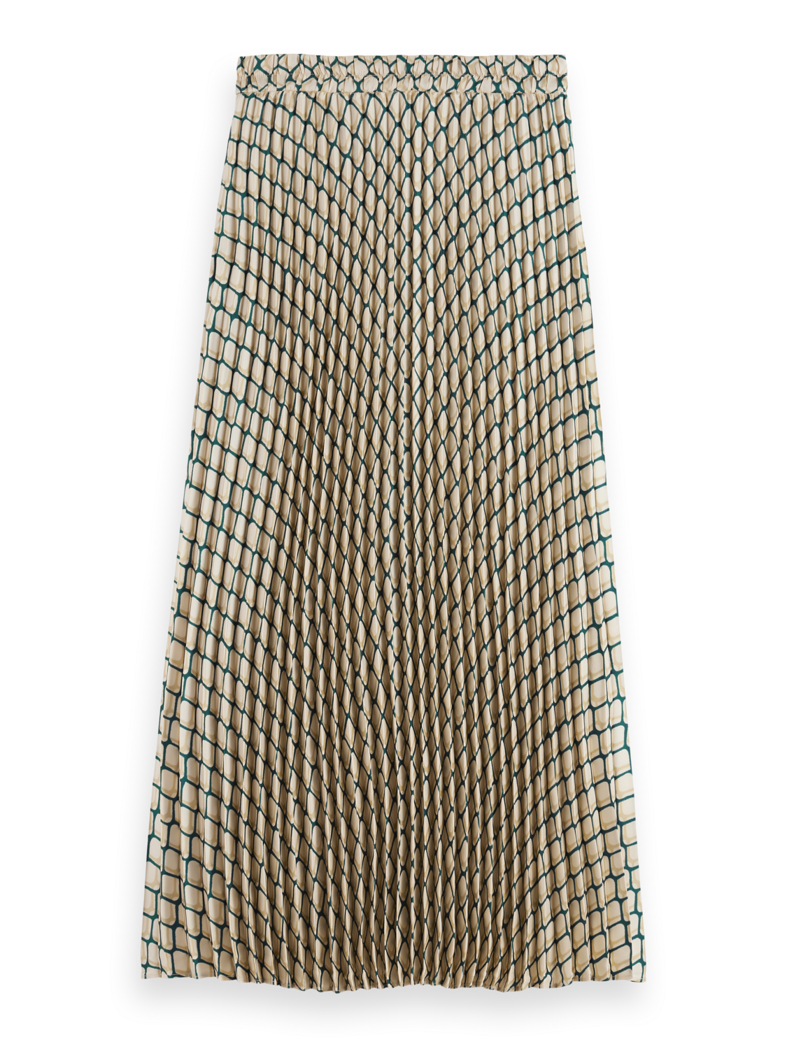 Printed Pleated Skirt