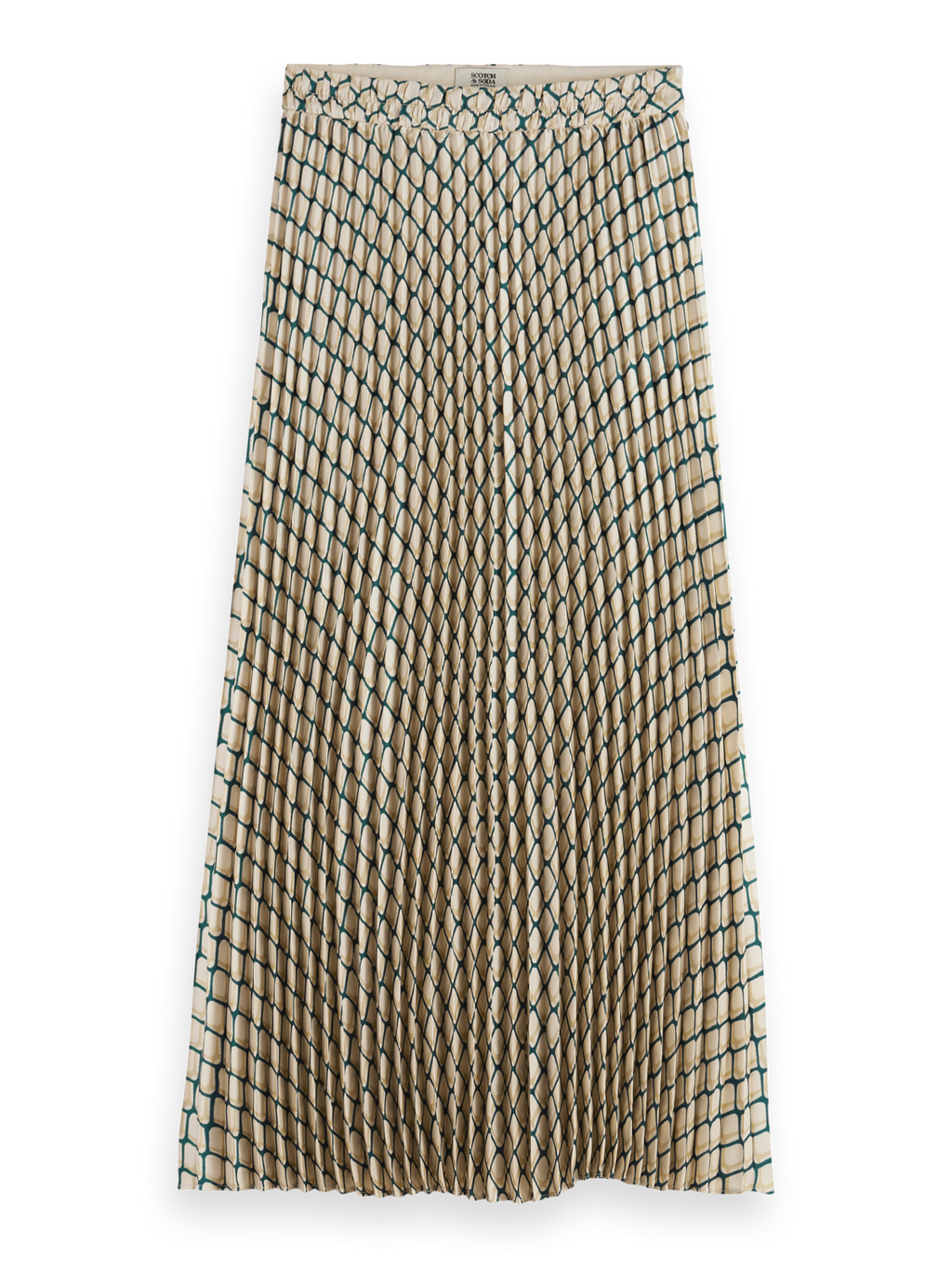 Printed Pleated Skirt