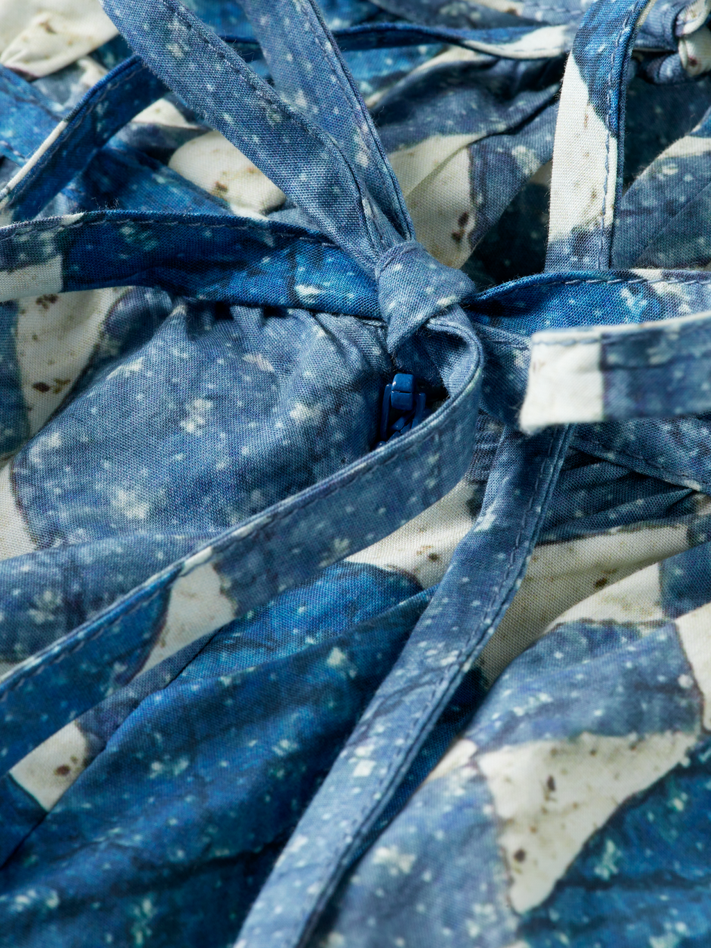 Quilted Gathered Mini Skirt