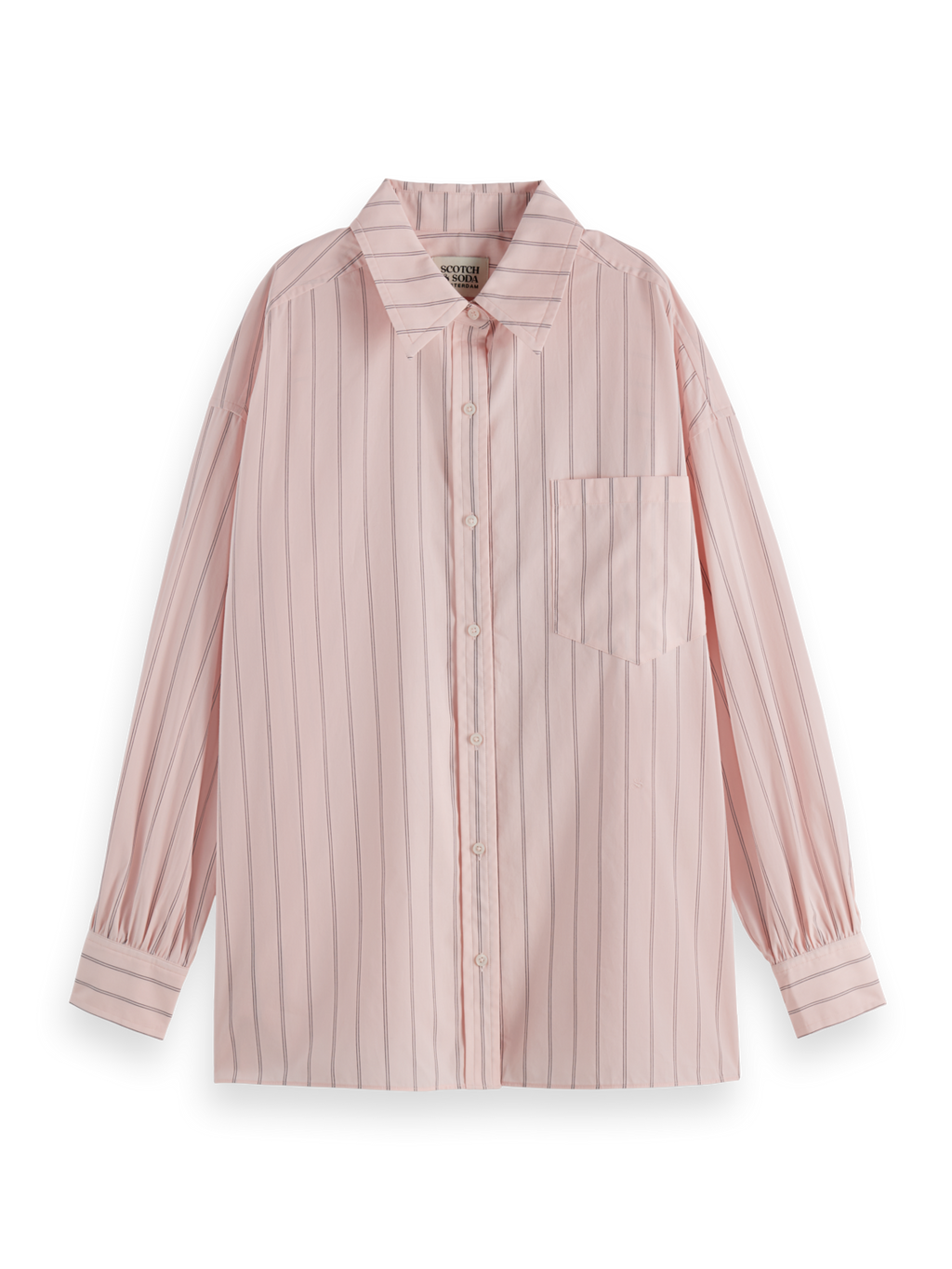 Striped Girlfriend Poplin Shirt