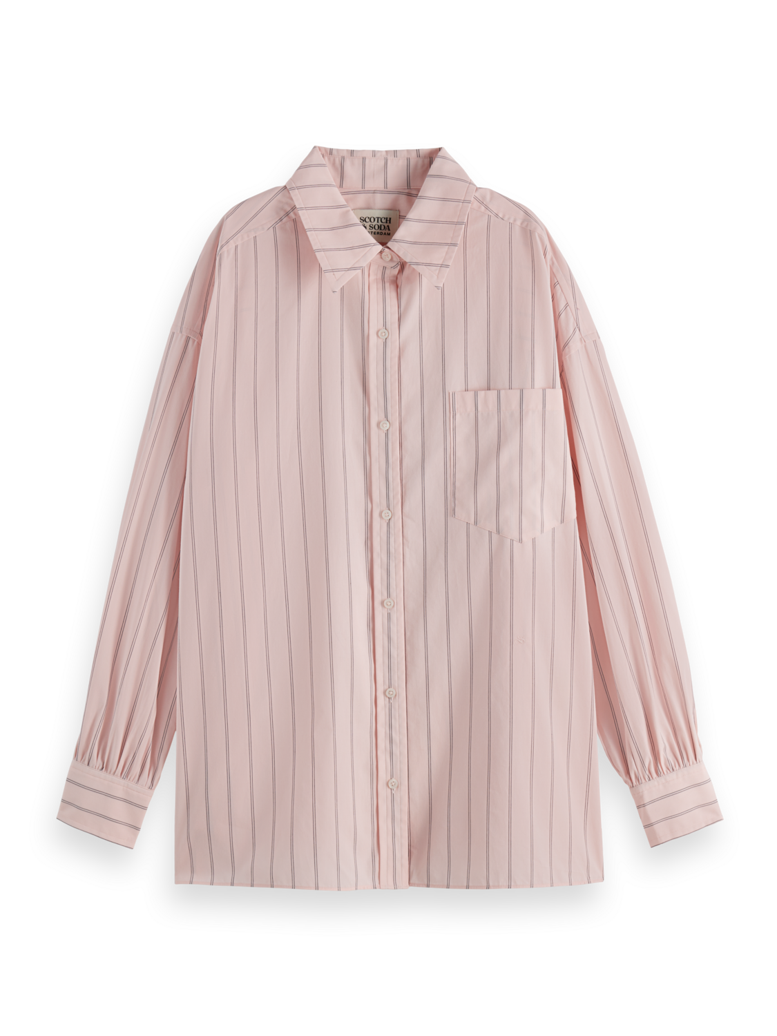 Striped Girlfriend Poplin Shirt