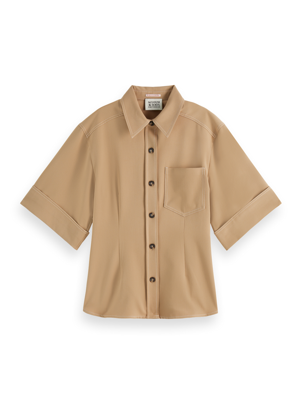 Fitted Short Sleeve Shirt