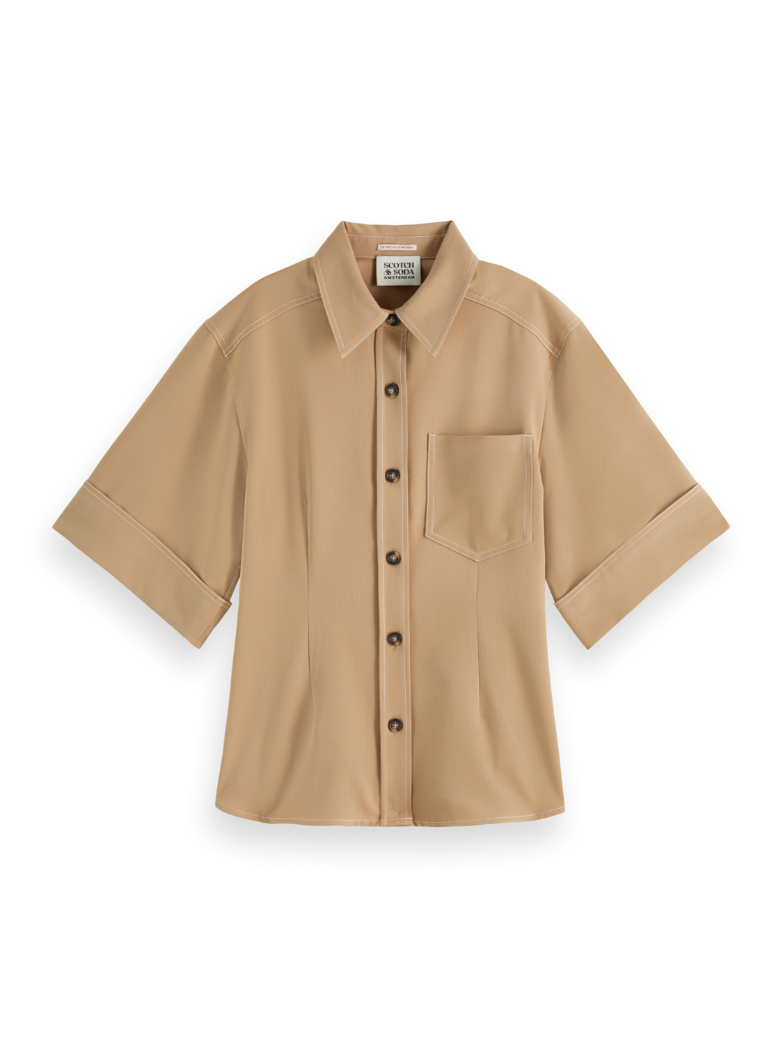 Fitted Short Sleeve Shirt