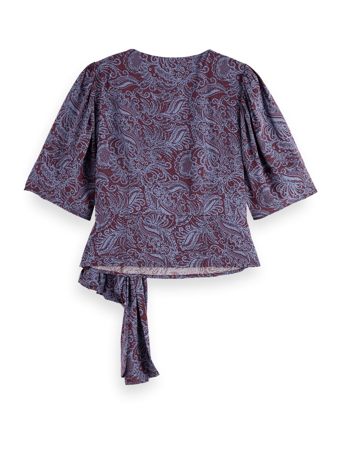 Jacquard Knotted Top