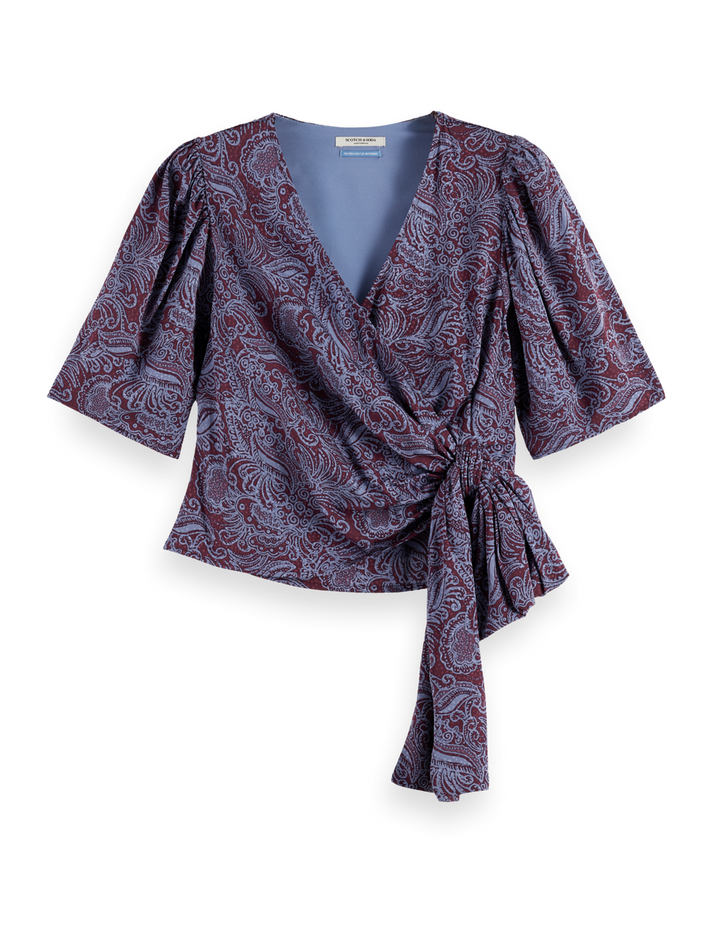 Jacquard Knotted Top