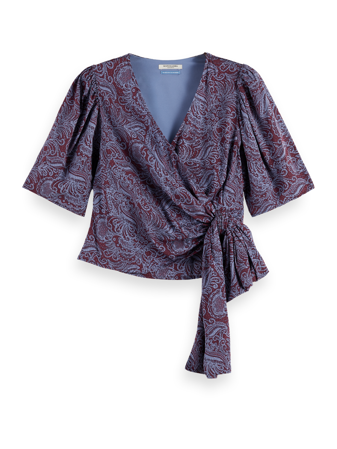 Jacquard Knotted Top