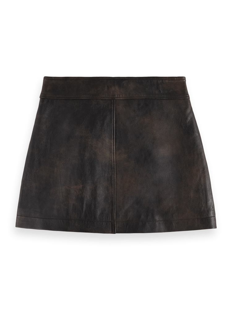 Leather Mini Skirt