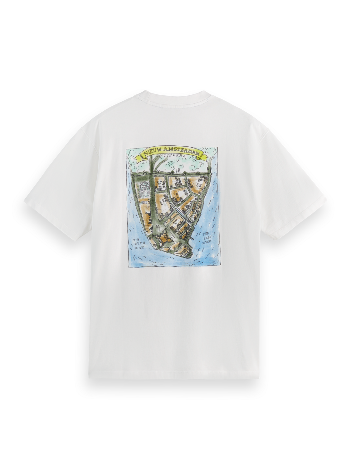 Amsterdam Artwork Relaxed Fit T-Shirt – Scotch & Soda