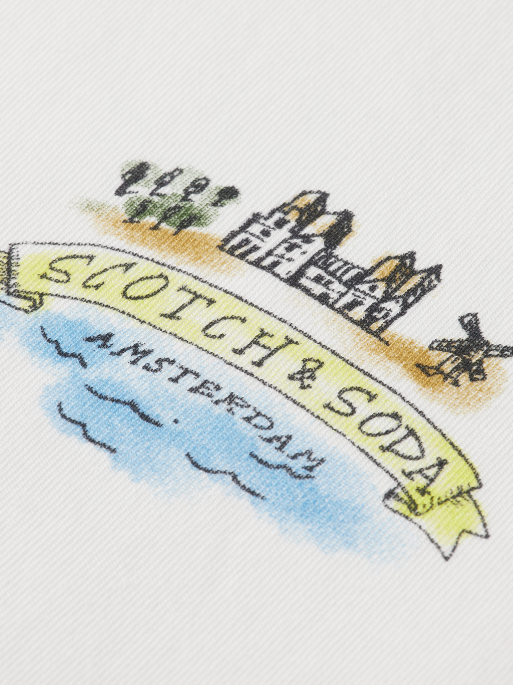 Amsterdam Artwork Relaxed Fit T-Shirt