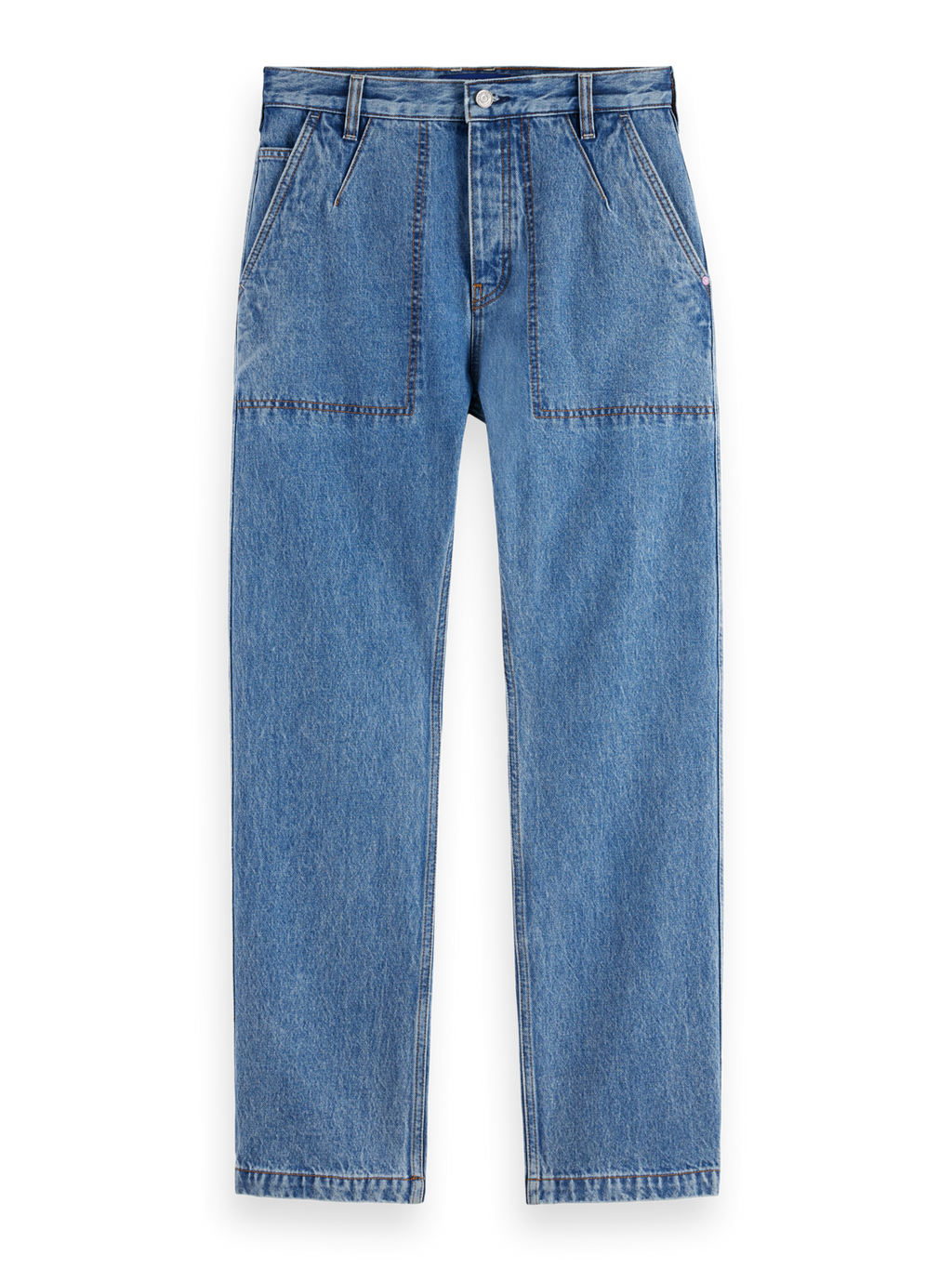 The Verve Straight Workwear Washed Denim Pant | Lakehouse