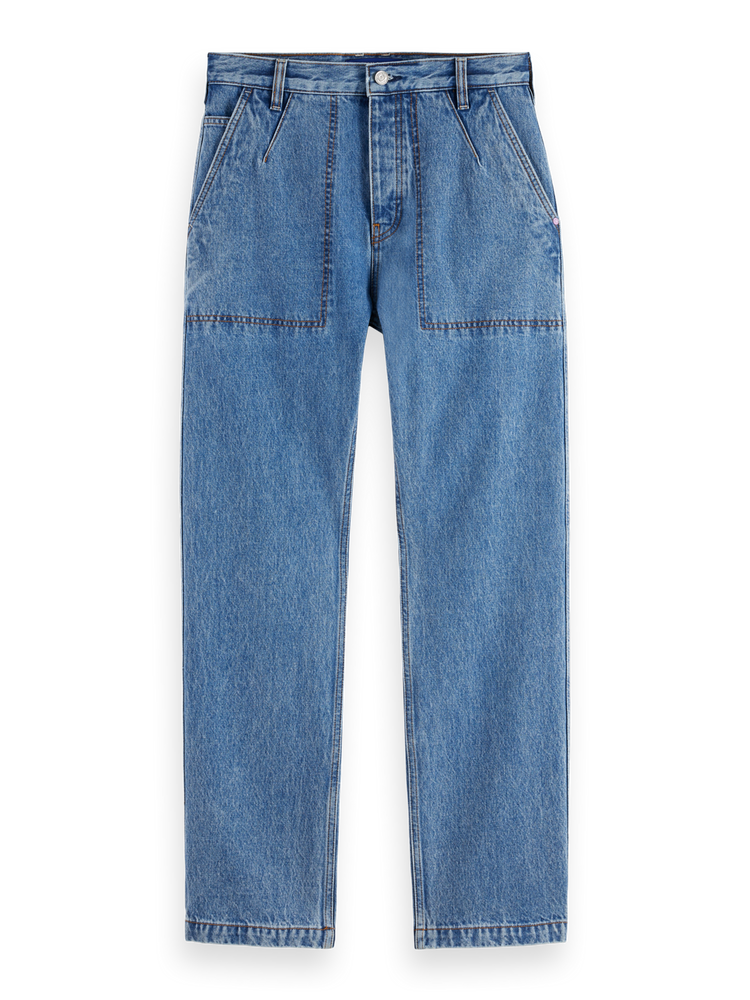 The Verve Straight Workwear Washed Denim Pant | Lakehouse