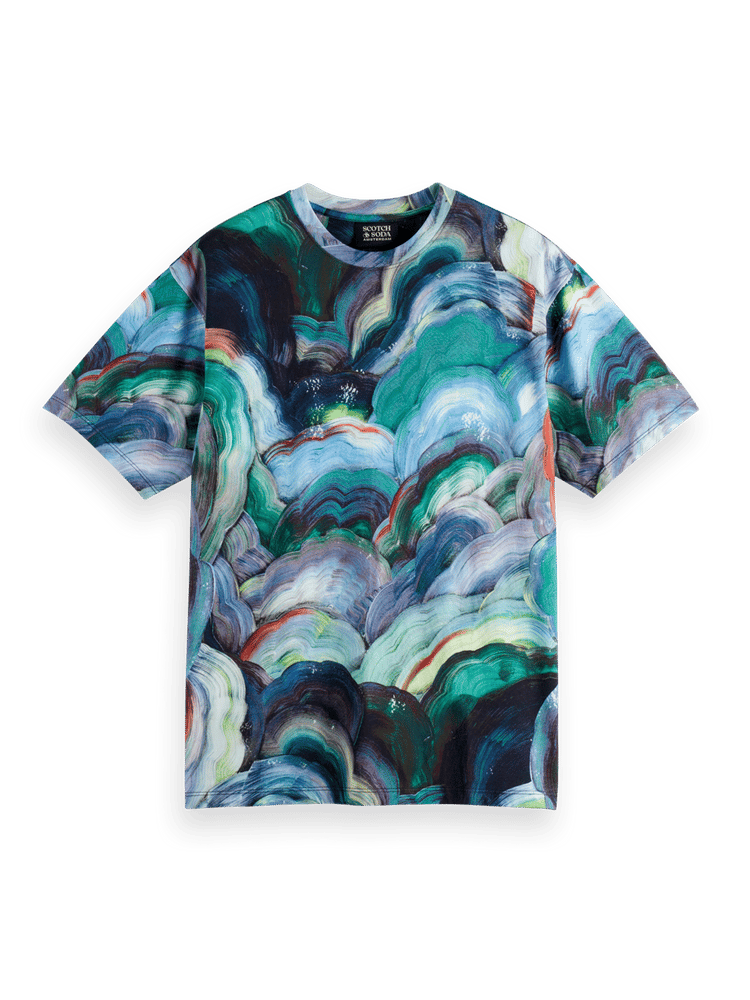 Abstract Print Relaxed Fit T-Shirt