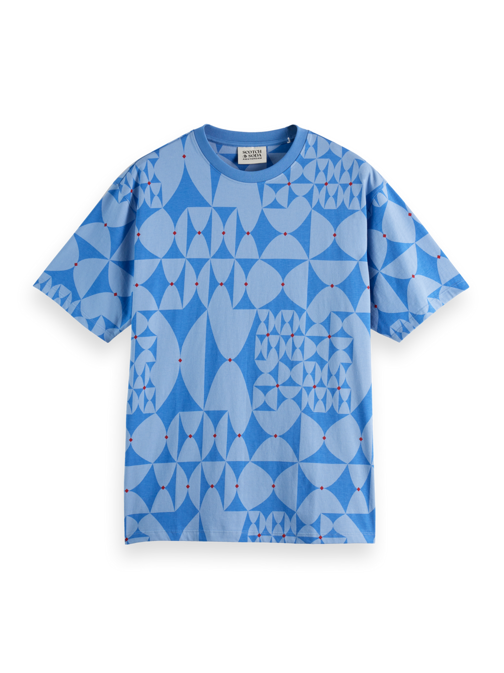 Diamond Print Relaxed Fit T-Shirt