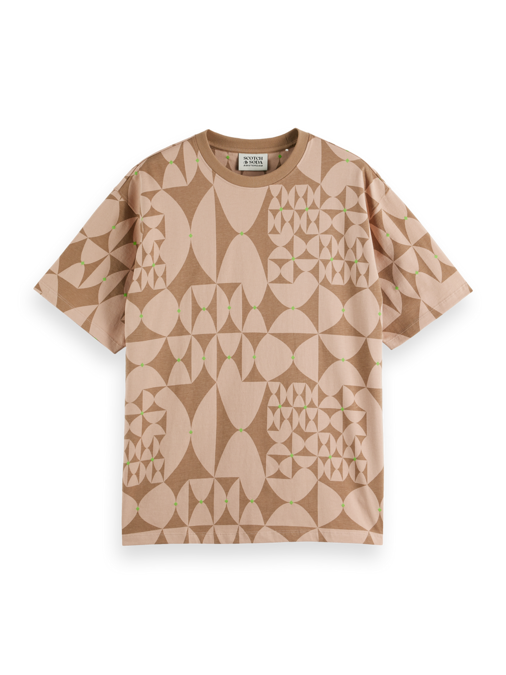Diamond Print Relaxed Fit T-Shirt