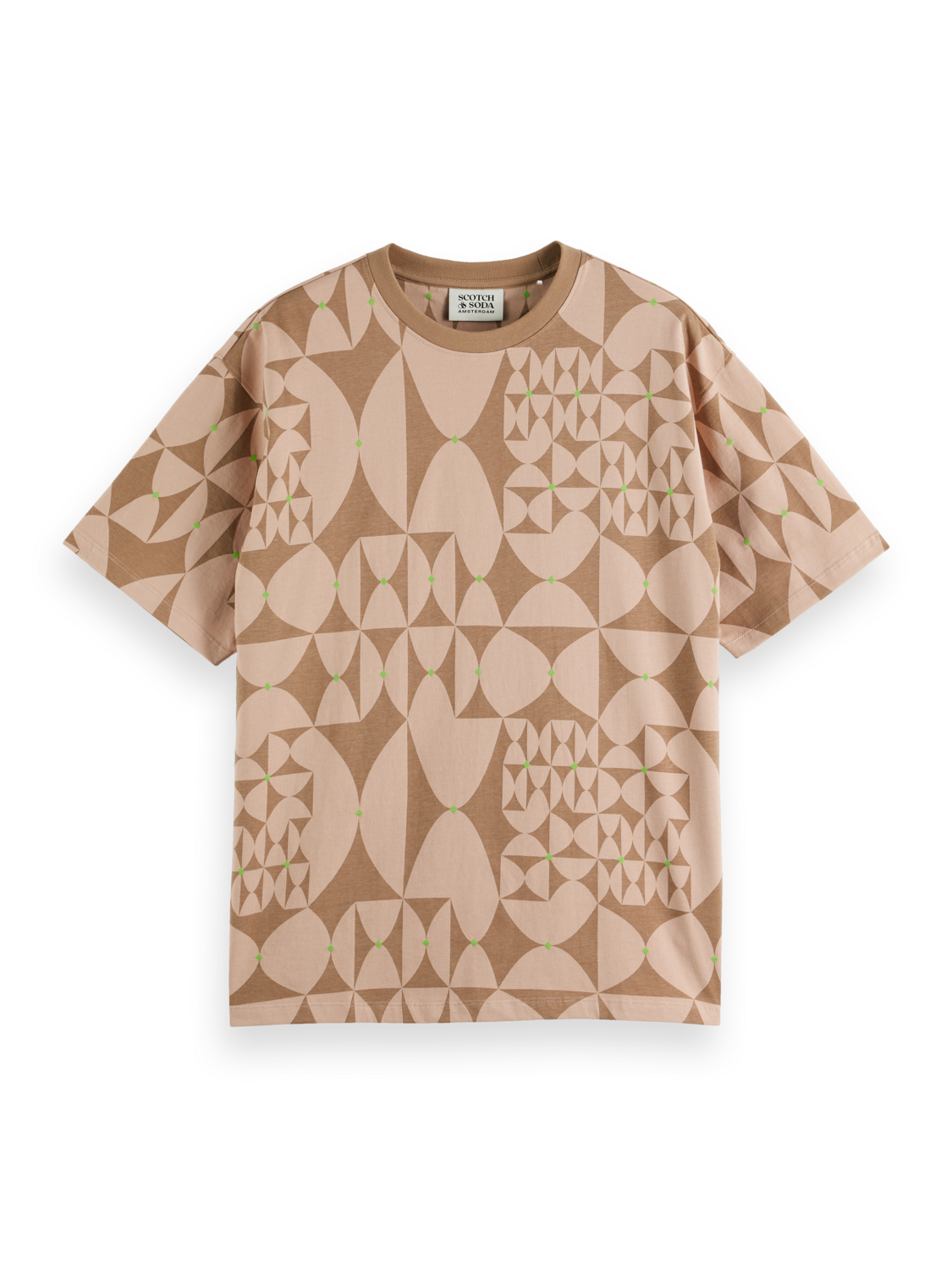 Diamond Print Relaxed Fit T-Shirt