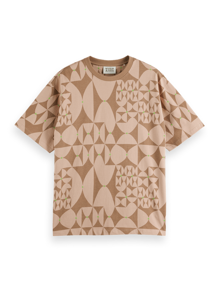 Diamond Print Relaxed Fit T-Shirt