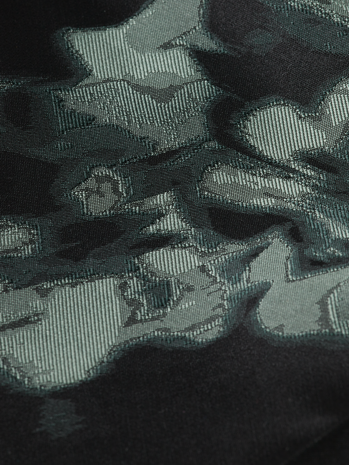 Ripple Floral Jacquard Straight Leg Pant