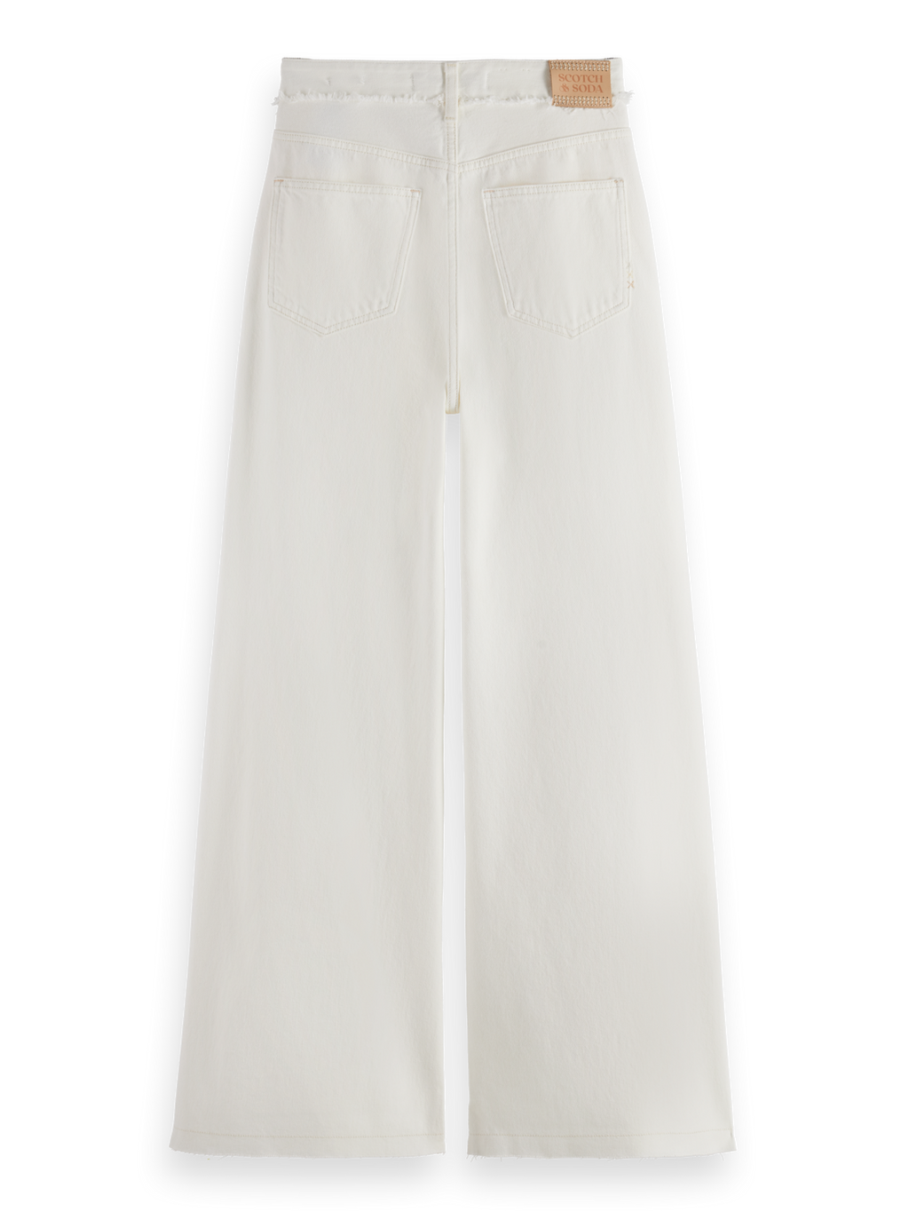 The Wave Wide Leg Jeans | Faded White