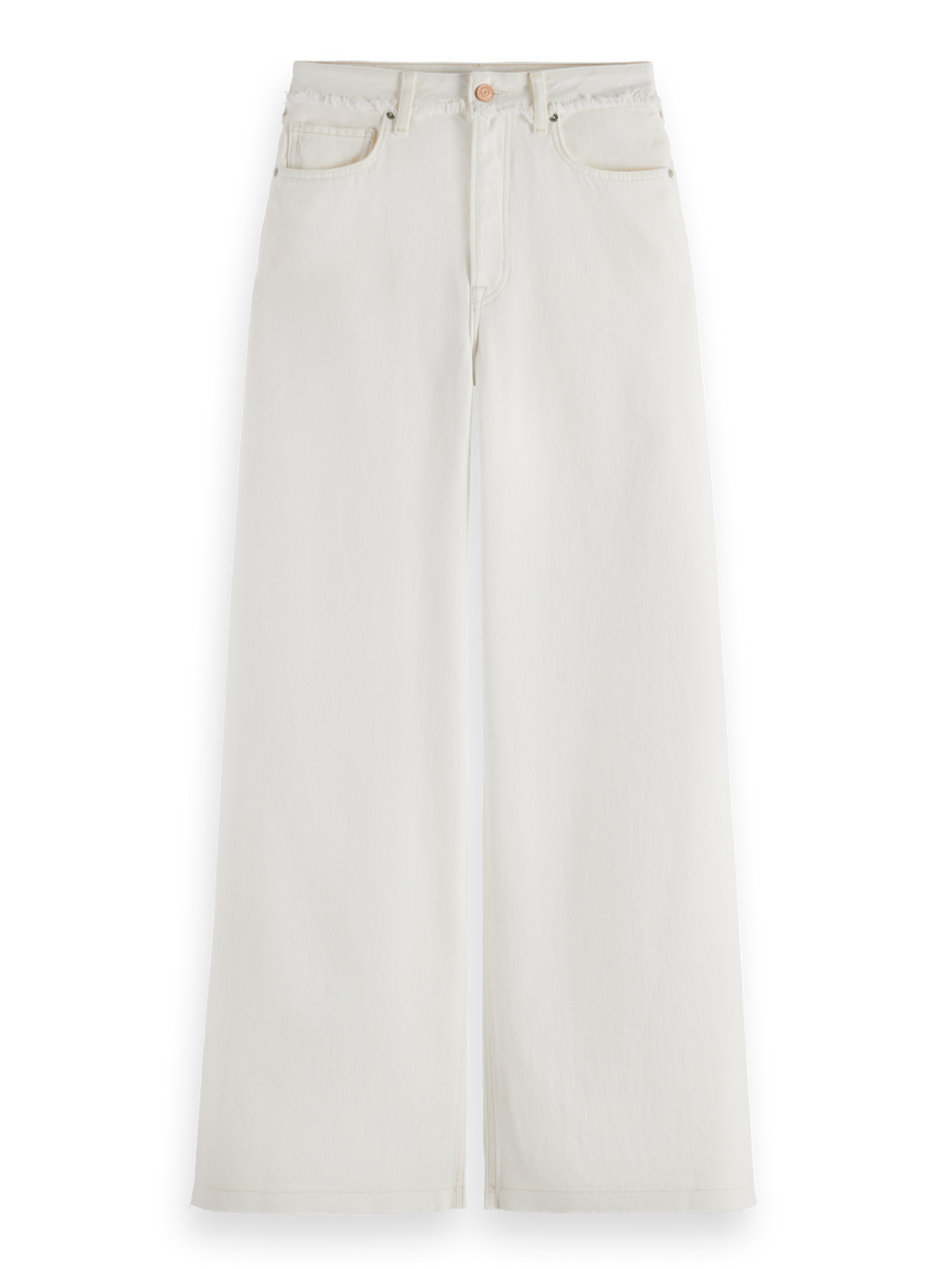 The Wave Wide Leg Jeans | Faded White