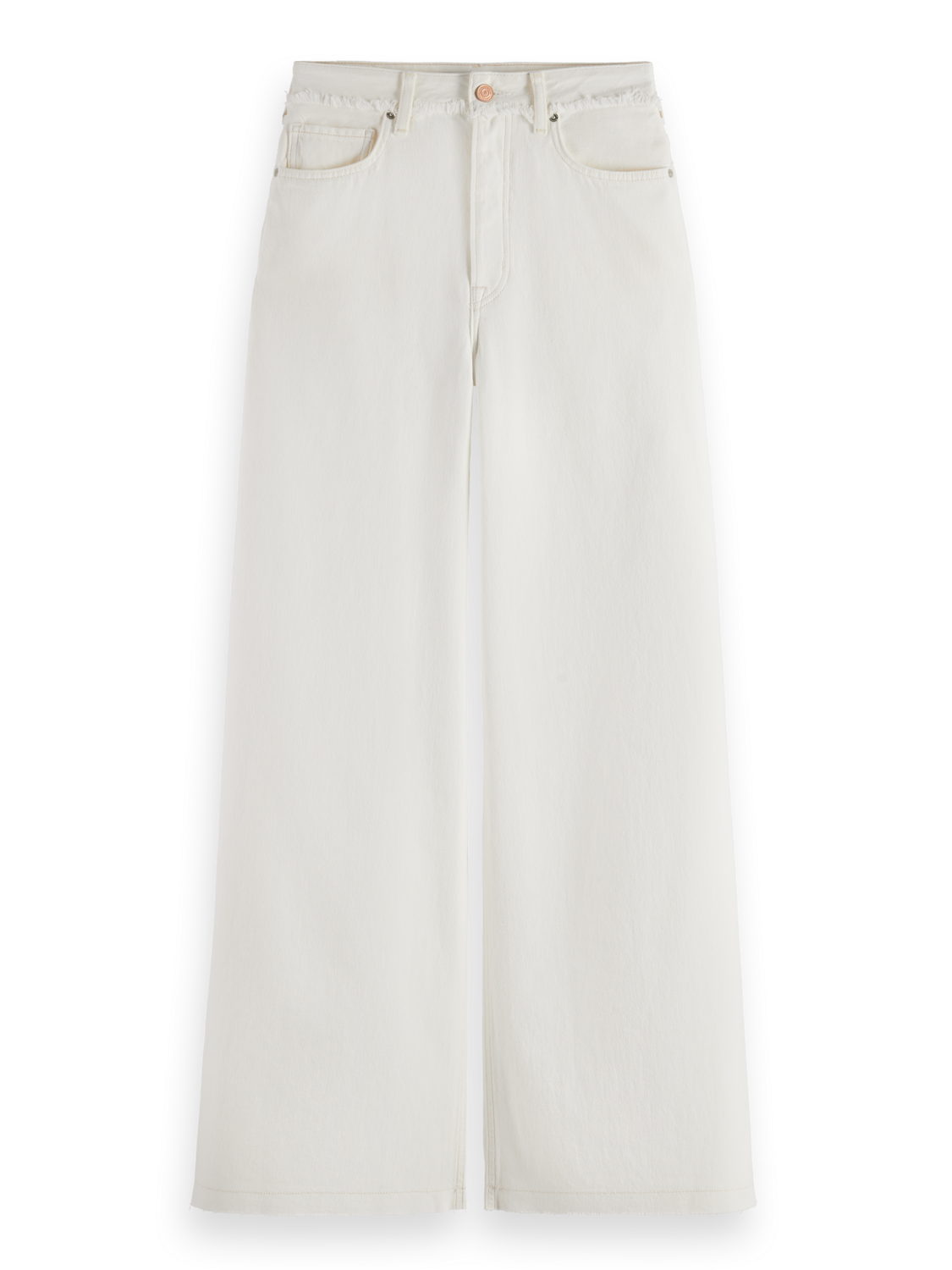The Wave Wide Leg Jeans | Faded White