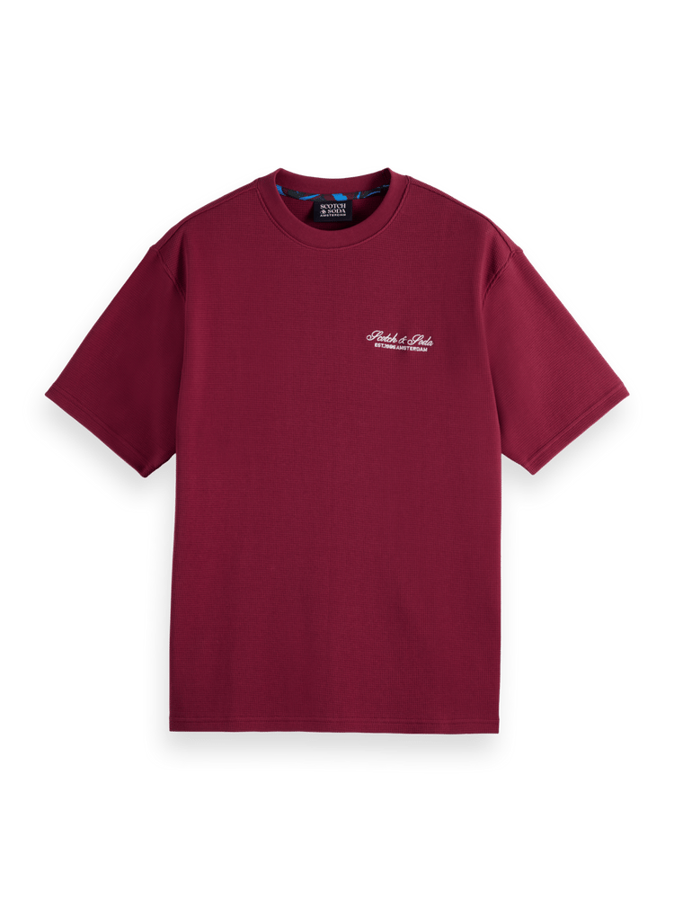 Relaxed Fit Waffle Logo T-Shirt