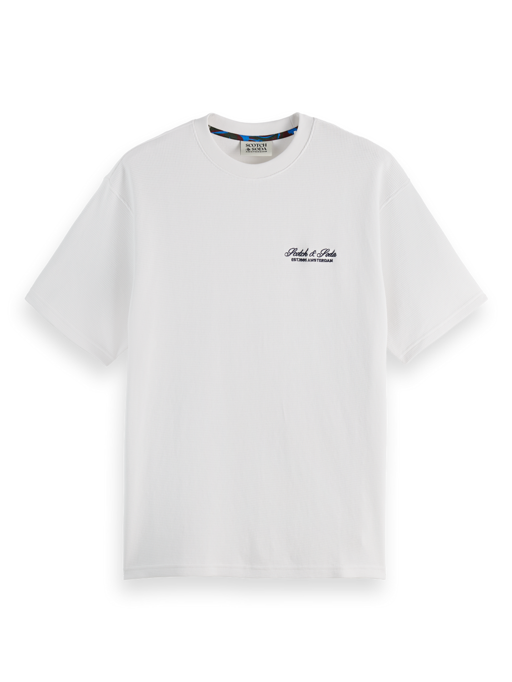 Relaxed Fit Waffle Logo T-Shirt