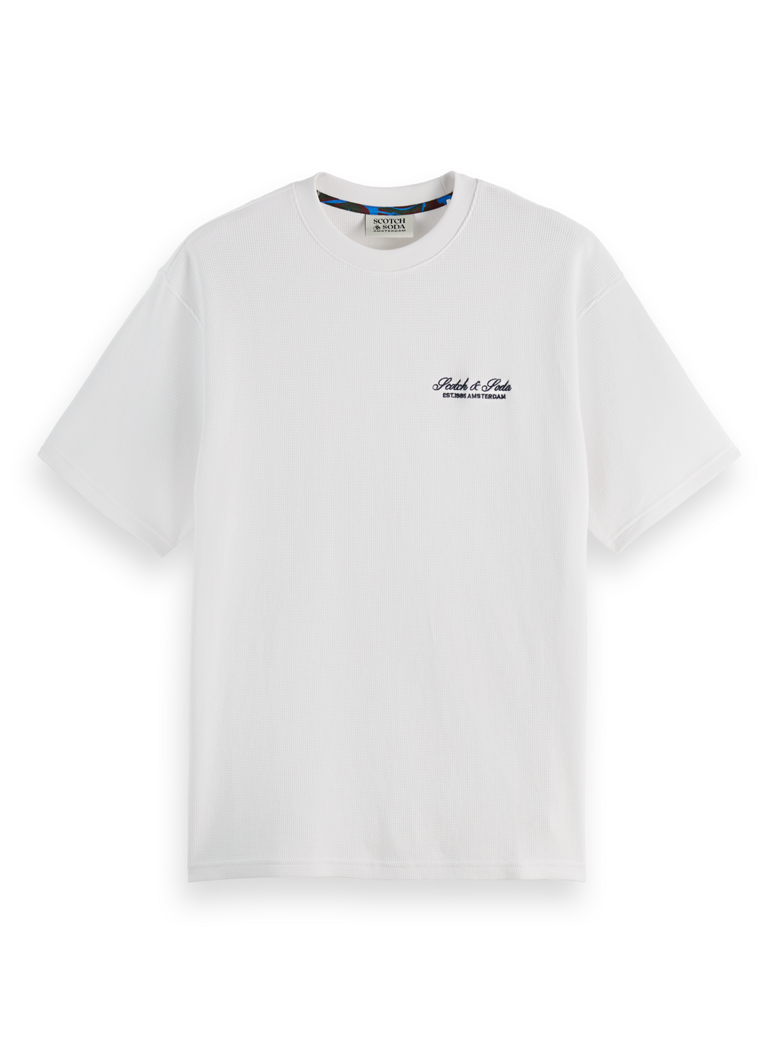 Relaxed Fit Waffle Logo T-Shirt
