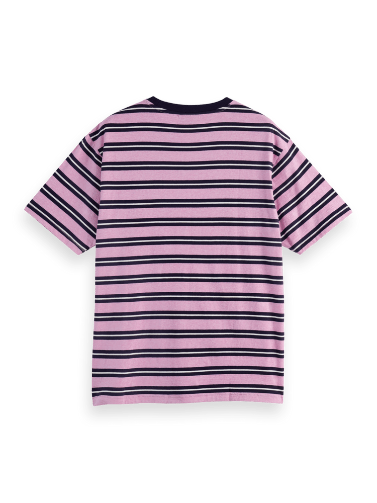 Yarn-Dyed Relaxed Fit Stripe T-Shirt